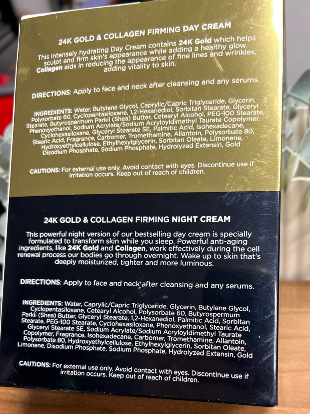 24K Gold & Collagen Firming Day & Night Cream Duo Pack - Picture 2 of 2